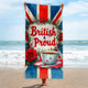 British & Proud - Beach Towel