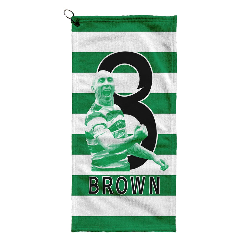 Celtic - Brown 8 - Golf Towel collectible from https://britishmade.gifts/