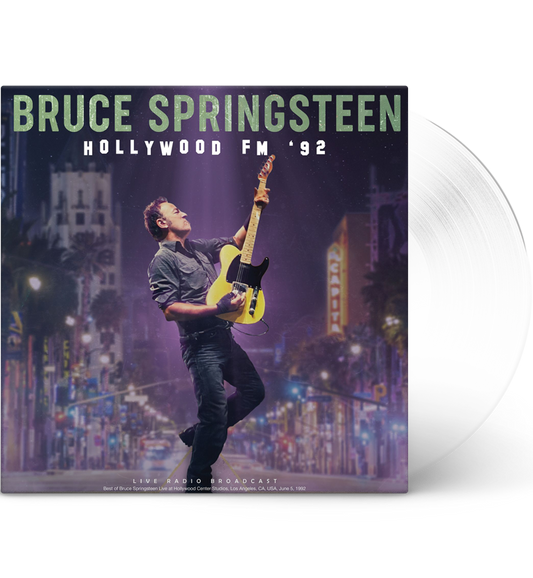 Bruce Springsteen – Hollywood FM ’92 (Limited Edition 12-Inch Album on 180g Clear Vinyl) collectible from Coda Records