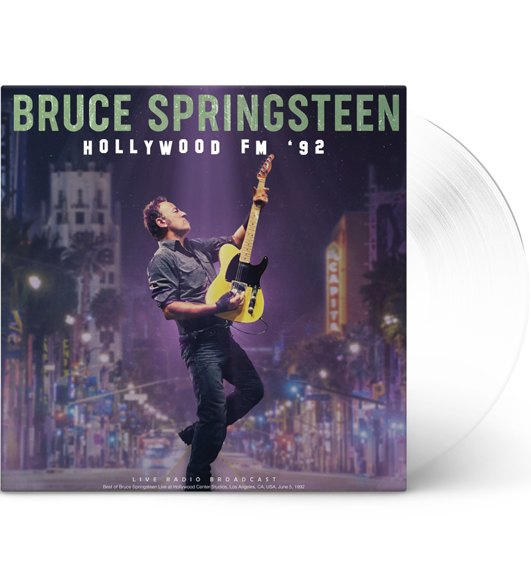 Bruce Springsteen – Hollywood FM ’92 (Limited Edition 12-Inch Album on 180g Clear Vinyl) collectible from Coda Records