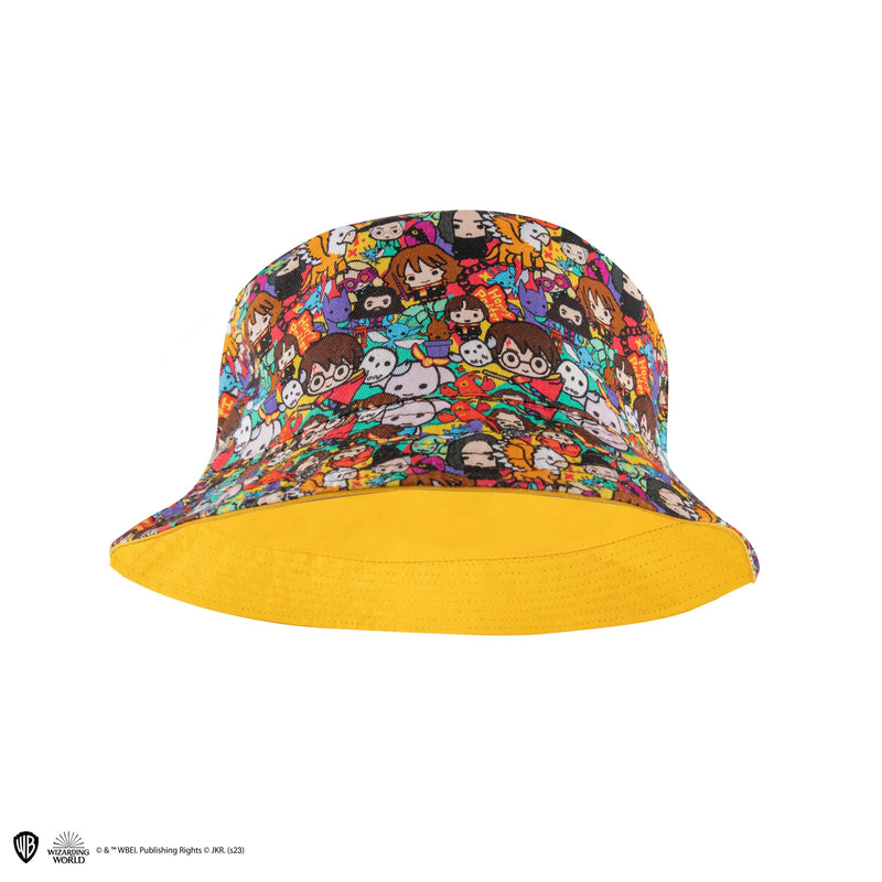 Harry Potter Funky Harry Reversible Bucket Hat, close-up detail