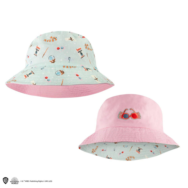 Harry Potter Luna Lovegood Reversible Bucket Hat, close-up detail