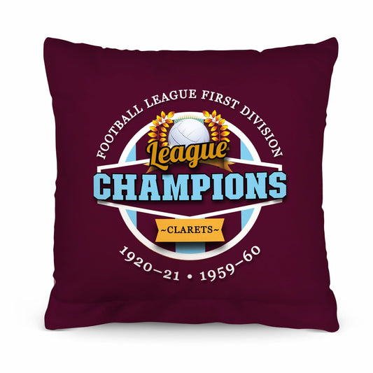 Burnley Champions - Football Legends - Cushion 10 collectible from https://britishmade.gifts/