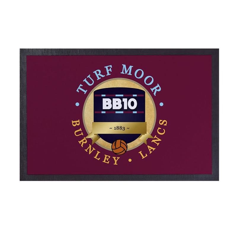 Burnley Turf Moor - Football Legends - Door Mat -60cm X 40cm collectible from https://britishmade.gifts/