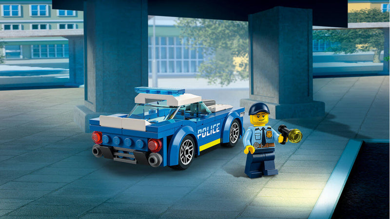 Lego City 60312 Police Car Buildable Toy Playset for Ages 5 and Up, close-up detail