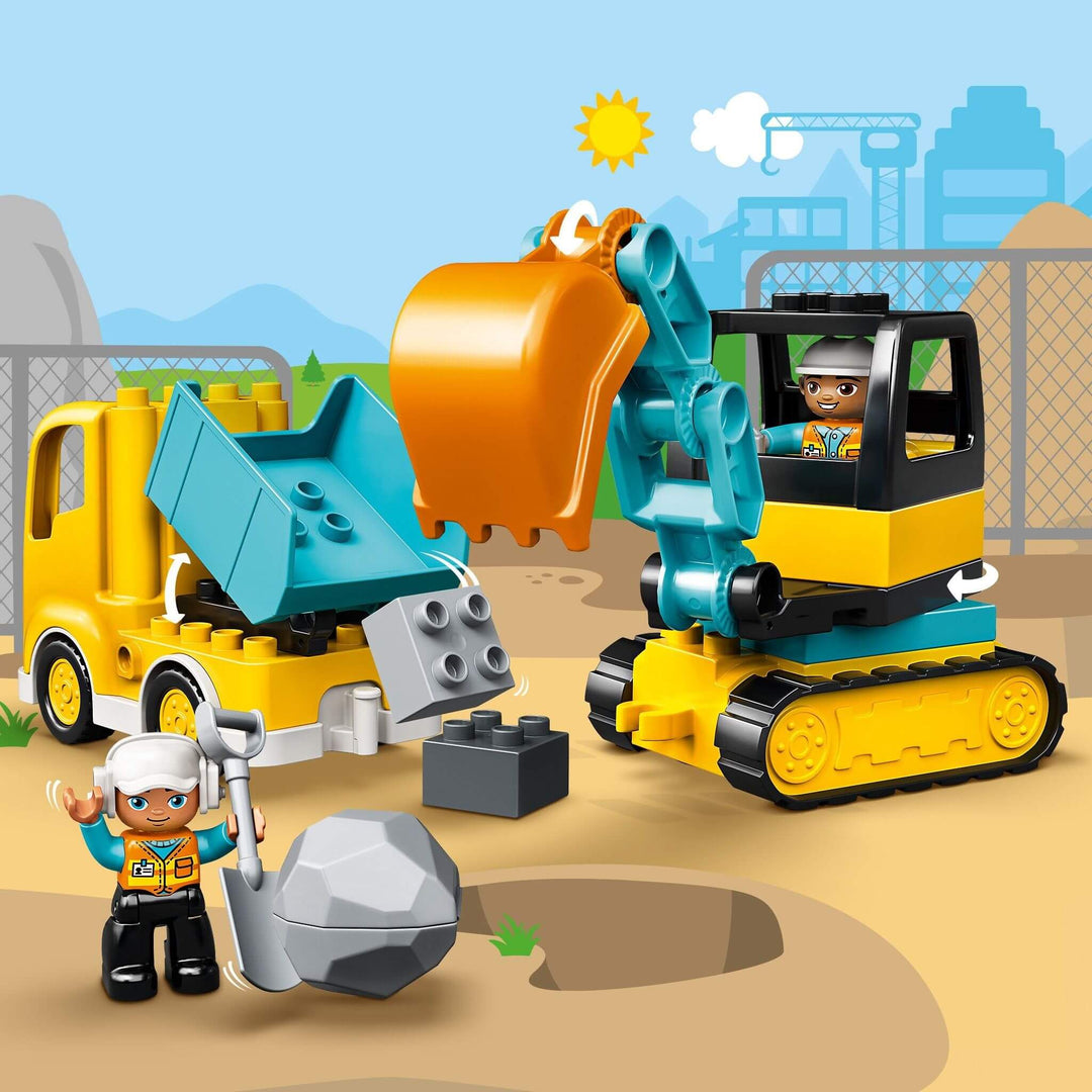 Lego Duplo 10931 Truck and Tracked Excavator