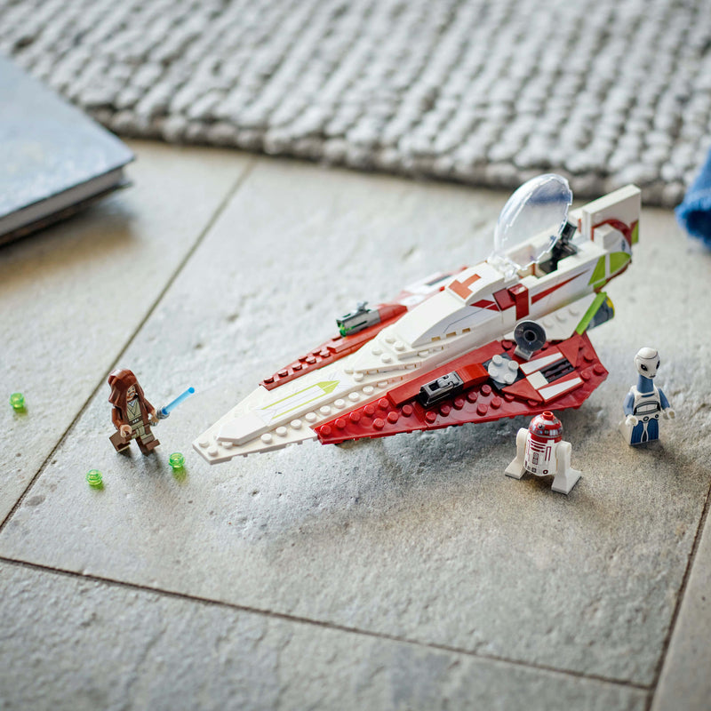 Lego Star Wars 75333 Obi-Wan Kenobi’s Jedi Starfighter for Ages 7 & Up, side angle