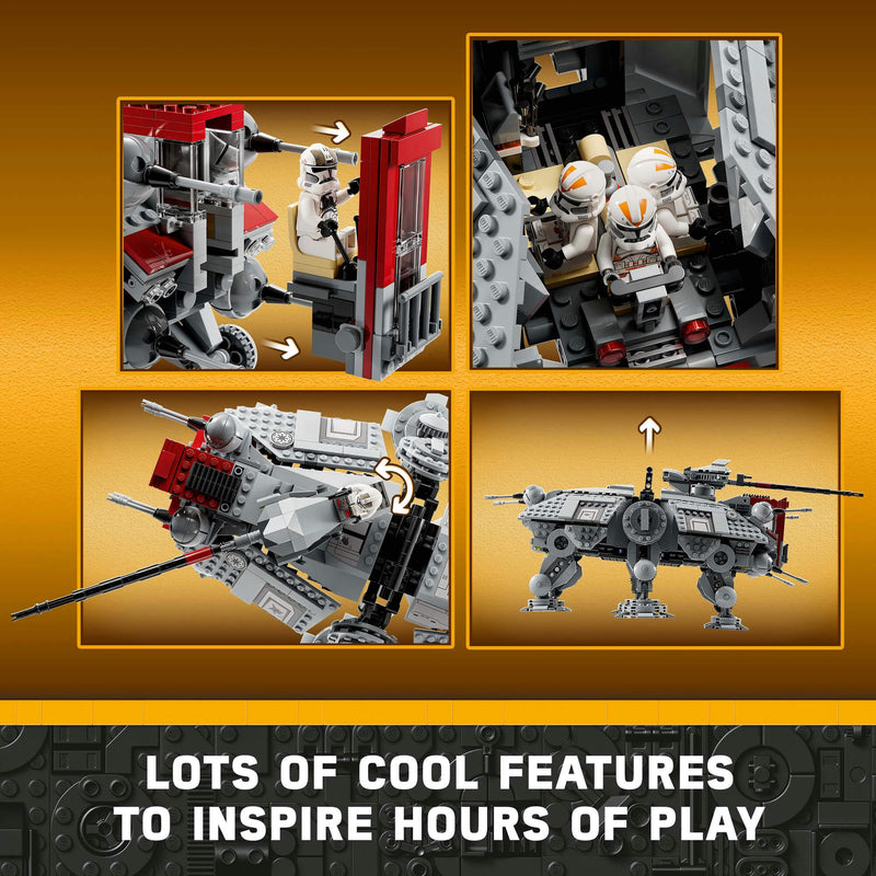 Lego Star Wars 75337 AT-TE Walker Buildable Playset for Ages 9 and Up, packaging shot