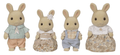 Sylvanian Families Milk Rabbit Family Toy Playset for Ages 3 and Up, side angle