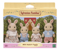 Sylvanian Families Milk Rabbit Family Toy Playset for Ages 3 and Up, close-up detail