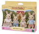 Sylvanian Families Milk Rabbit Family Toy Playset for Ages 3 and Up