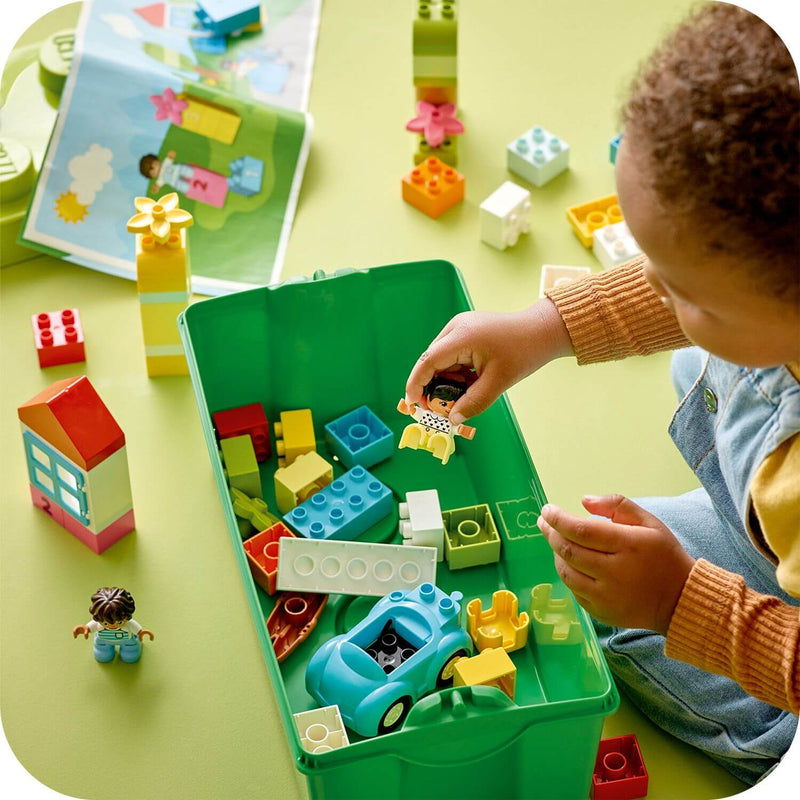 Lego Duplo 10913 Brick Box Playset for Toddlers Ages 18 Months and Up, size reference