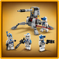 Lego Stars Wars 75345 501st Clone Troopers Battle Pack for Ages 6 & Up, rear view