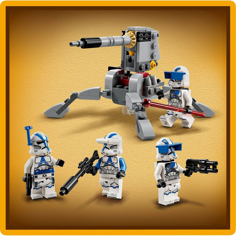 Lego Stars Wars 75345 501st Clone Troopers Battle Pack for Ages 6 & Up, rear view