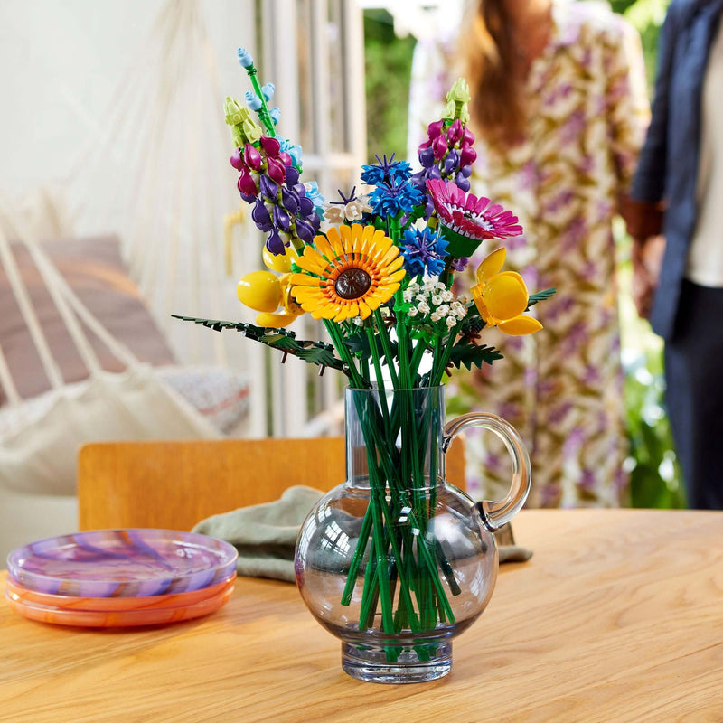 Lego Botanicals 10313 Wildflower Bouquet Set for Adults Ages 18 and Up, side angle