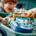 Lego City 60368 Artic Explorer Ship Floatable Toy Boat for Ages 7 & Up, rear view
