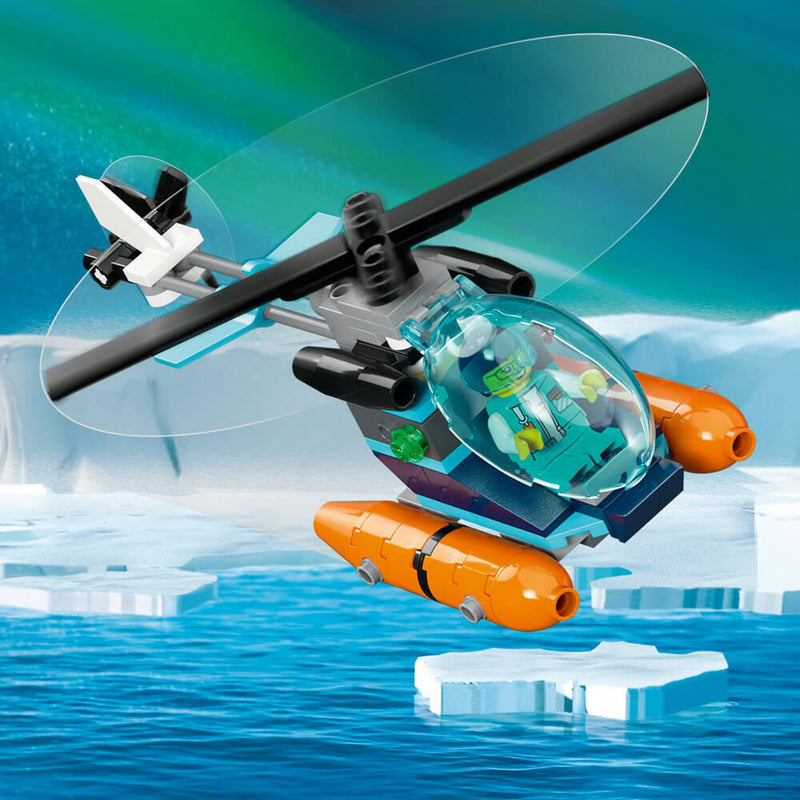 Lego City 60368 Artic Explorer Ship Floatable Toy Boat for Ages 7 & Up, in display