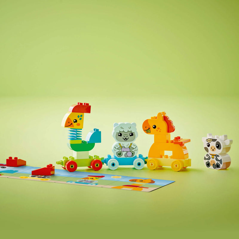 Lego Duplo 10412 My First Animal Train Set for Ages 18 Months and Up, side angle