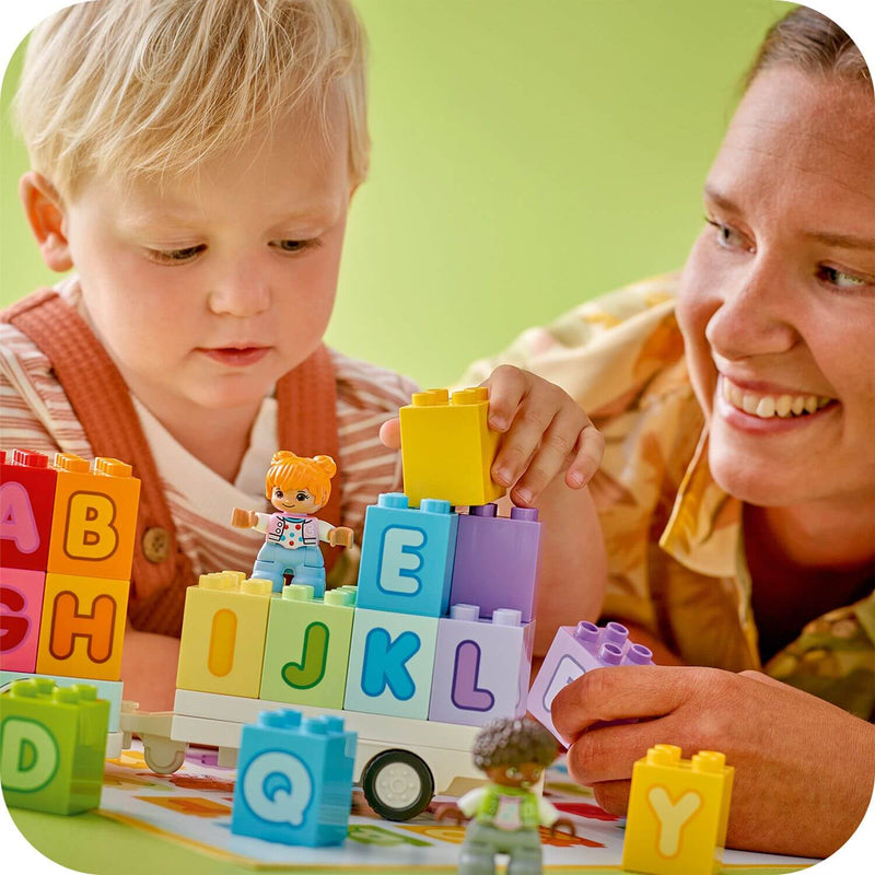 Lego Duplo Town 10421 Alphabet Truck Playset for Toddlers Ages 2 & Up, close-up detail