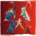 Lego Ninjago 71808 Kai's Elemental Fire Mech Playset for Ages 7 and Up, packaging shot