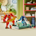 Lego Ninjago 71808 Kai's Elemental Fire Mech Playset for Ages 7 and Up, side angle