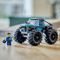 Lego City 60402 Blue Monster Truck Buildable Playset for Ages 5 and Up, side angle