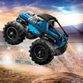Lego City 60402 Blue Monster Truck Buildable Playset for Ages 5 and Up, close-up detail