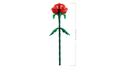 Lego Botanicals 40460 Roses Building Toy Gift for Ages 8 and Up, in display