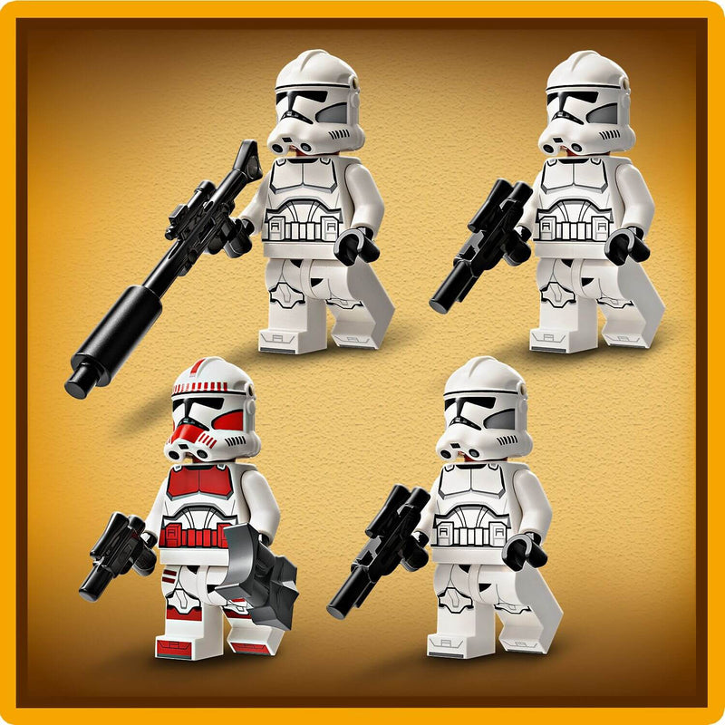 Lego Star Wars 75372 Clone Trooper & Battle Droid Battle Pack Ages 7+, rear view