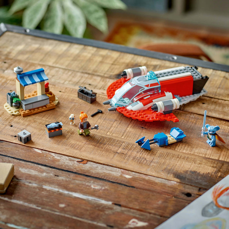 Lego Star Wars 75384 The Crimson Firehawk Toy Playset for Ages 4 & Up, side angle