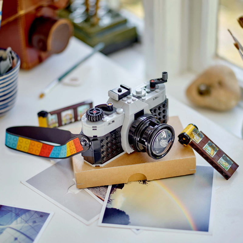 Lego Creator 3 in 1 31147 Retro Camera Buildable Toy for Ages 8 and Up, side angle