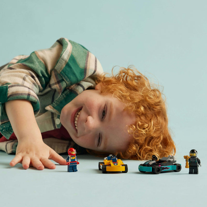 Lego City 60400 Go-Karts and Race Drivers Playset for Ages 5 and Up, alternate view
