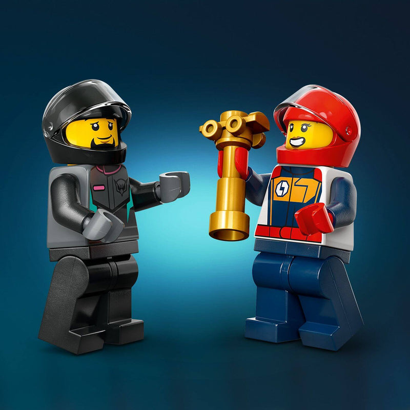 Lego City 60400 Go-Karts and Race Drivers Playset for Ages 5 and Up, packaging shot