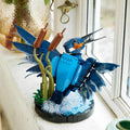 Lego Icons 10331 Kingfisher Bird Model Set for Adults Ages 18 and Up, close-up detail
