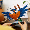 Lego Icons 10331 Kingfisher Bird Model Set for Adults Ages 18 and Up, side angle