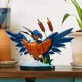 Lego Icons 10331 Kingfisher Bird Model Set for Adults Ages 18 and Up, rear view