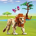 Lego Creator 3 in 1 31150 Wild Safari Animals Playset for Ages 9 & Up, rear view
