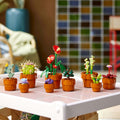 Lego Botanicals 10329 Tiny Plants Building Set for Adults Ages 18 & Up, close-up detail