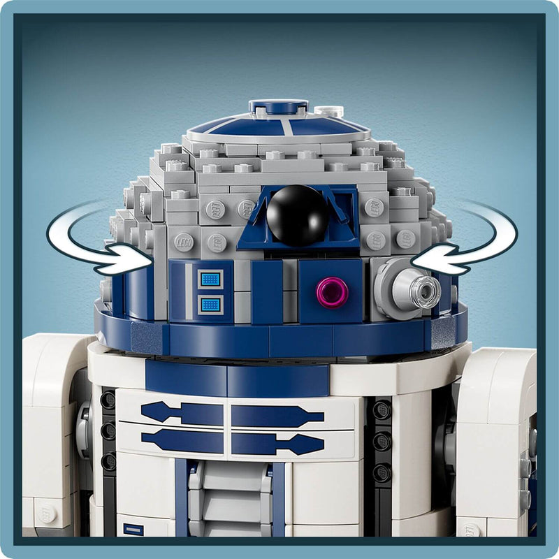 Lego Star Wars 75379 R2-D2 25th Anniversary Playset for Ages 10 and Up, size reference
