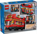 Lego City 60407 Red Double-Decker Sightseeing Bus Playset for Ages 7+, packaging shot