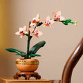 Lego Botanicals 10343 Mini Orchid Building Set for Adults Ages 18 & Up, side angle