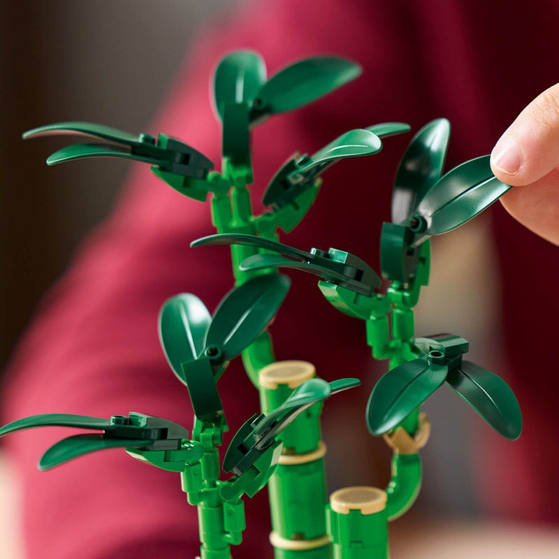 Lego Botanicals 10344 Lucky Bamboo Building Set for Adults Age 18 & Up, rear view