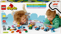 Lego Duplo 10445 F1 Team Race Cars & Drivers for Toddlers Ages 2 & Up, in display