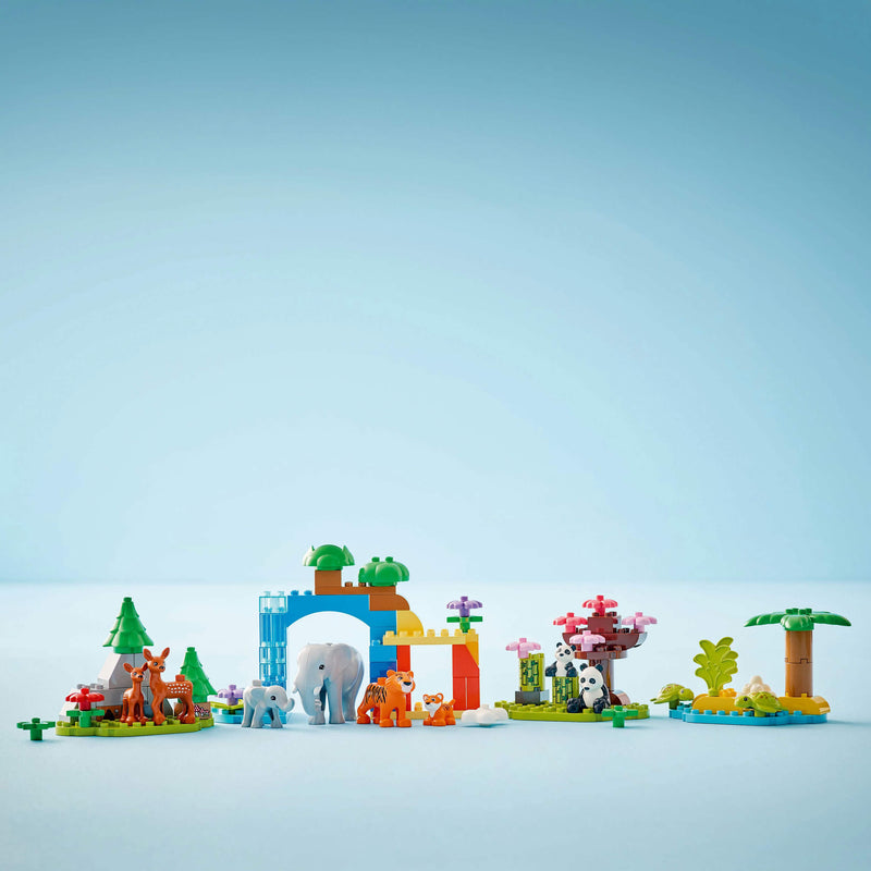 Lego Duplo 10446 3 in 1 Wild Animal Families for Toddlers Ages 2 & Up, side angle