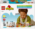 Lego Duplo 10447 Ambulance & Driver Playset for Toddlers Ages 2 and Up, in display