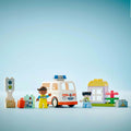 Lego Duplo 10447 Ambulance & Driver Playset for Toddlers Ages 2 and Up, side angle