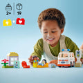 Lego Duplo 10447 Ambulance & Driver Playset for Toddlers Ages 2 and Up, alternate view