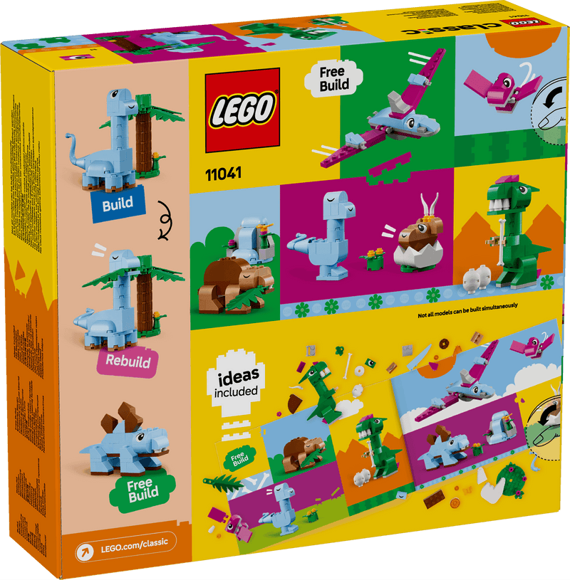 Lego Classic 11041 Creative Dinosaurs Toy Playset for Ages 5 and Up, packaging shot