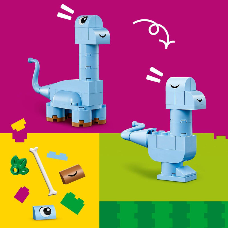 Lego Classic 11041 Creative Dinosaurs Toy Playset for Ages 5 and Up, rear view