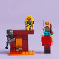 Lego Minecraft 21266 The Nether Lava Battle Playset for Ages 6 and Up, side angle